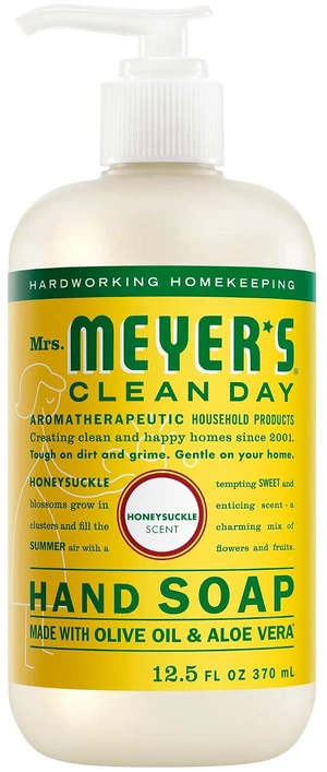 Mrs. Meyer's Clean Day Hand Soap, Honeysuckle Scent, 12.5 Fl Oz Mrs. Meyer's Clean Day Hand Soap, Honeysuckle Scent, 12.5 Fl Oz