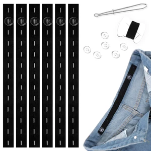 6 Pack Jeans Button Waist Tightener Adjuster for Loose Pants Women Men Children 6 Pack Jeans Button Waist Tightener Adjuster for Loose Pants Women Men Children