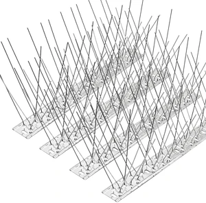 Ley's Stainless Steel Bird Spikes 3.2 FT (3 Pack), Bird Deterrent Spikes Strip for Pigeon, Small Bird, Roof, Fence, Balcony, Outdoor Protection Ley's Stainless Steel Bird Spikes 3.2 FT (3 Pack), Bird Deterrent Spikes Strip for Pigeon, Small Bird, Roof, Fence, Balcony, Outdoor Protection