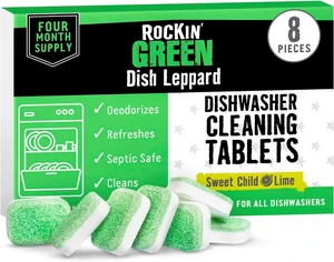 Rockin' Green Dishwasher Cleaner Citrus Lime Tablets 8 Pack Rockin' Green Dishwasher Cleaner Citrus Lime Tablets 8 Pack