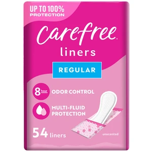 Carefree Panty Liners Regular Wrapped Unscented 54Ct Carefree Panty Liners Regular Wrapped Unscented 54Ct