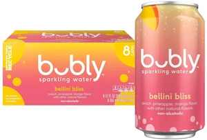 Bubly Sparkling Water, Bellini Bliss, 12Fl Oz Cans (8Pack) Bubly Sparkling Water, Bellini Bliss, 12Fl Oz Cans (8Pack)