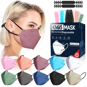 FENFEN KN95 Disposable Face Masks for Adults, 50 Pack, 5-Layer Protection, Breathable, Comfortable, Individually Wrapped FENFEN KN95 Disposable Face Masks for Adults, 50 Pack, 5-Layer Protection, Breathable, Comfortable, Individually Wrapped