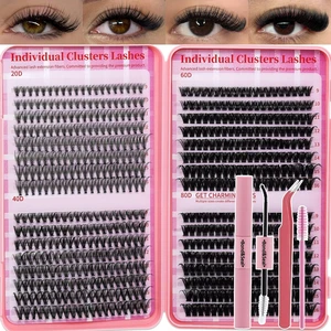 RITALASH Lash Clusters Kit (20D+40D+60D+80D, 9-16mm) with Lash Bond&Seal, Lash Tweezers, Brush RITALASH Lash Clusters Kit (20D+40D+60D+80D, 9-16mm) with Lash Bond&Seal, Lash Tweezers, Brush