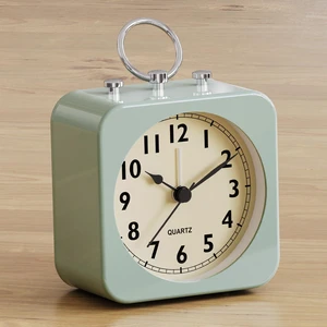 AYRELY Small Metal Alarm Clock for Travel, Desk and Table AYRELY Small Metal Alarm Clock for Travel, Desk and Table