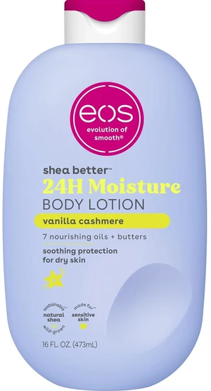 Eos Shea Better Body Lotion Vanilla Cashmere, 24-Hour Moisture, 16fl oz Eos Shea Better Body Lotion Vanilla Cashmere, 24-Hour Moisture, 16fl oz