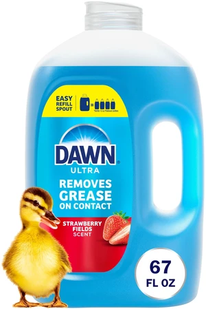 Dawn Ultra Dish Soap Refill Jug, 67oz, Strawberry Fields Scent Dawn Ultra Dish Soap Refill Jug, 67oz, Strawberry Fields Scent