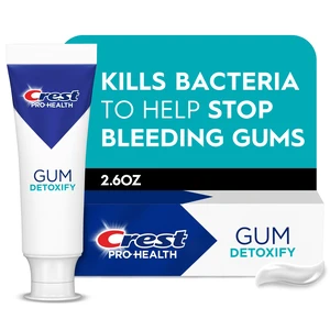 Crest Pro-Health Gum Detoxify Deep Clean Toothpaste 2.6 oz - Anticavity, Antibacterial Flouride Toothpaste, Clinically Proven, Gum and Enamel Protection, Plaque Control Crest Pro-Health Gum Detoxify Deep Clean Toothpaste 2.6 oz - Anticavity, Antibacterial Flouride Toothpaste, Clinically Proven, Gum and Enamel Protection, Plaque Control