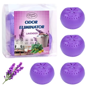 4 Pack Baking Soda Deodorizers, Lavender Scent Shoe Deodorizer Balls 4 Pack Baking Soda Deodorizers, Lavender Scent Shoe Deodorizer Balls