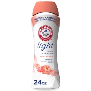 ARM & HAMMER Light Laundry Scent Booster, Peony Blossom Scent, 24 Oz ARM & HAMMER Light Laundry Scent Booster, Peony Blossom Scent, 24 Oz