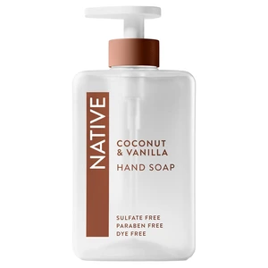 Native Liquid Hand Soap, Coconut & Vanilla Scent, Non-Drying Formula for Soft, Smooth Hands, Made with Plant-Based Cleansers, Sulfate & Paraben Free, 13 oz Bottle Native Liquid Hand Soap, Coconut & Vanilla Scent, Non-Drying Formula for Soft, Smooth Hands, Made with Plant-Based Cleansers, Sulfate & Paraben Free, 13 oz Bottle