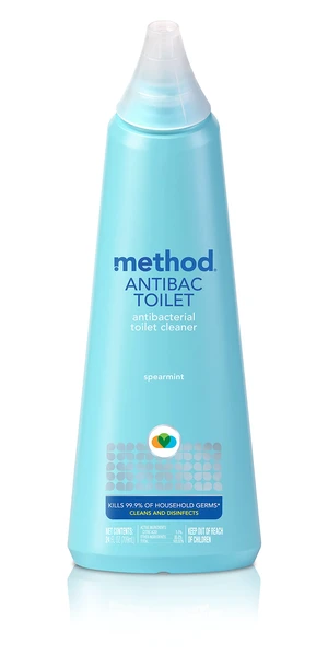 method Antibacterial Toilet Bowl Cleaner, Spearmint, 24 fl oz method Antibacterial Toilet Bowl Cleaner, Spearmint, 24 fl oz