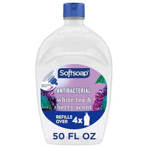 Softsoap Antibacterial Hand Soap Refill 50fl oz, White Tea & Berry Scent Softsoap Antibacterial Hand Soap Refill 50fl oz, White Tea & Berry Scent