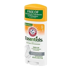 ARM & HAMMER Essentials Deodorant Unscented Solid Oval, 2.5 Oz, Made with Natural Deodorizers, Free from Aluminum, Parabens & Phthalates ARM & HAMMER Essentials Deodorant Unscented Solid Oval, 2.5 Oz, Made with Natural Deodorizers, Free from Aluminum, Parabens & Phthalates