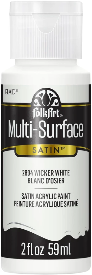 FolkArt 2894 Wicker White Multi-Surface Paint, 2oz FolkArt 2894 Wicker White Multi-Surface Paint, 2oz