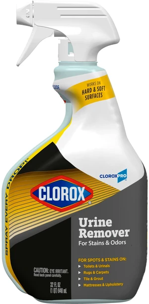 CloroxPro Urine Remover for Stains and Odors Spray, 32oz (Package May Vary) CloroxPro Urine Remover for Stains and Odors Spray, 32oz (Package May Vary)