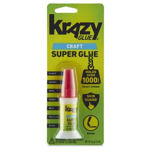 Krazy Glue Craft Super Glue, Brush Tip, 5g, 1 Count Krazy Glue Craft Super Glue, Brush Tip, 5g, 1 Count