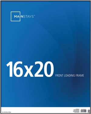 Mainstays Format Frames 16x20 Front-Loading Picture Frame, Black, Wall or Tabletop Mainstays Format Frames 16x20 Front-Loading Picture Frame, Black, Wall or Tabletop