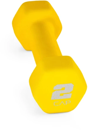 CAP 2lb Neoprene Dumbbell, Yellow, Single CAP 2lb Neoprene Dumbbell, Yellow, Single