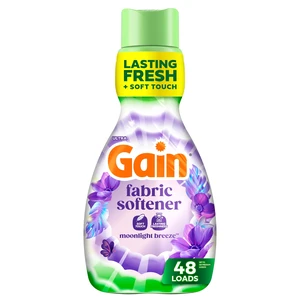 Gain Liquid Fabric Softener, Moonlight Breeze Scent, 35fl oz Gain Liquid Fabric Softener, Moonlight Breeze Scent, 35fl oz
