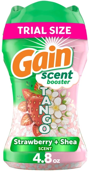 Gain Tango In-Wash Laundry Scent Booster Beads, 2-in-1 Dual Scent, Strawberry & Shea, 4.8 oz Gain Tango In-Wash Laundry Scent Booster Beads, 2-in-1 Dual Scent, Strawberry & Shea, 4.8 oz