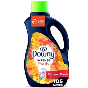 Downy Intense Purity Scent Fabric Softener Liquid, 77 fl oz, 105 Loads Downy Intense Purity Scent Fabric Softener Liquid, 77 fl oz, 105 Loads