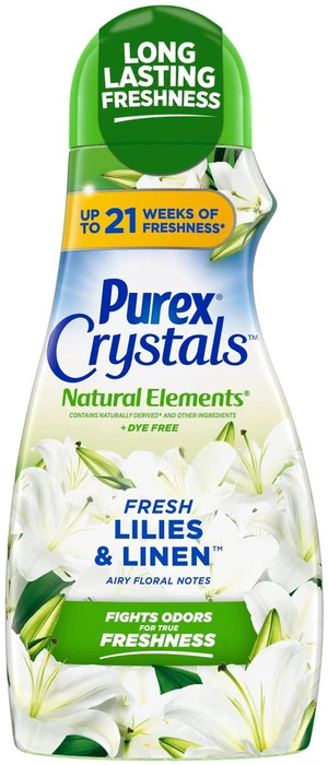 Purex Crystals Scent Booster, Natural Elements, Fresh Lilies & Linen, 39oz Purex Crystals Scent Booster, Natural Elements, Fresh Lilies & Linen, 39oz