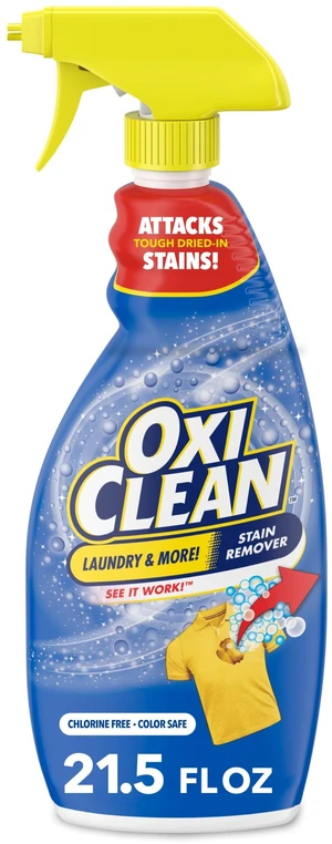 OxiClean Laundry Stain Remover Spray, Attacks Tough Dried-In Stains, 21.5 fl oz OxiClean Laundry Stain Remover Spray, Attacks Tough Dried-In Stains, 21.5 fl oz