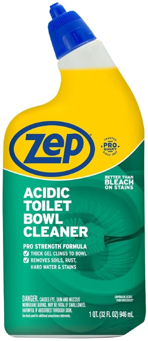 Zep Acidic Toilet Bowl Stain Eraser, Wintergreen Scent, 32 fl oz Zep Acidic Toilet Bowl Stain Eraser, Wintergreen Scent, 32 fl oz