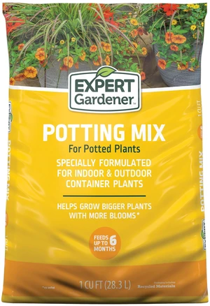 Expert Gardener Potting Mix for Potted Plants, 1 Cu. Ft., Indoor and Outdoor Soil Expert Gardener Potting Mix for Potted Plants, 1 Cu. Ft., Indoor and Outdoor Soil