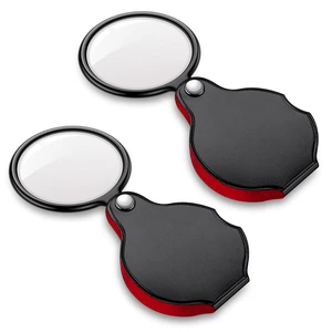 2PCS Small Magnifying Glasses for Kids/Senior, 10X Pocket Magnifier 2PCS Small Magnifying Glasses for Kids/Senior, 10X Pocket Magnifier