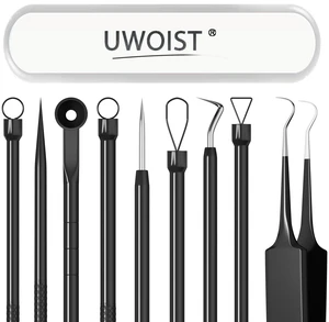 Blackhead Remover Tools Pimple Popper Tool Kit, Comedones Extractor Acne Removal Kit for Blemish, Black Head Remover for face Risk Free Treatment for Whitehead Popping Blackhead Remover Tools Pimple Popper Tool Kit, Comedones Extractor Acne Removal Kit for Blemish, Black Head Remover for face Risk Free Treatment for Whitehead Popping