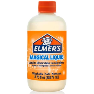 Elmer's Magical Liquid, Slime Activator Solution, Updated Formula for Double Slime Output, Safe, Washable, 8.75 fl oz - Kids Activity, Arts & Crafts, #1 Teacher Brand Elmer's Magical Liquid, Slime Activator Solution, Updated Formula for Double Slime Output, Safe, Washable, 8.75 fl oz - Kids Activity, Arts & Crafts, #1 Teacher Brand