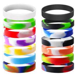YalsFTY Waterproof ID Rubber Bracelets 14 Count - Silicone Rubber Wristbands for Events (14 Mix Color) YalsFTY Waterproof ID Rubber Bracelets 14 Count - Silicone Rubber Wristbands for Events (14 Mix Color)