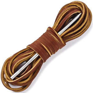 TeeLiy Leather Boat Shoe Lacing Kit, 42" Leather Shoelace for Handsew Shoes TeeLiy Leather Boat Shoe Lacing Kit, 42" Leather Shoelace for Handsew Shoes