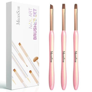 MelodySusie 3Pcs Nail Art Clean Up Brushes MelodySusie 3Pcs Nail Art Clean Up Brushes