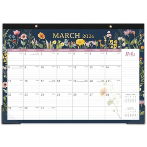 2026 Desk Calendar - Desk Calendar 2026, January - December, 12'' x 17'', with Large Ruled Blocks 2026 Desk Calendar - Desk Calendar 2026, January - December, 12'' x 17'', with Large Ruled Blocks