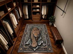 Vintage Leopard Portrait Print Washable Rectangle Area Rug, Decorative Indoor Floor Carpet for Living Room Bedroom Dining Room, Multiple Sizes 6x10,6x8,5x7,4x6,3x5 Vintage Leopard Portrait Print Washable Rectangle Area Rug, Decorative Indoor Floor Carpet for Living Room Bedroom Dining Room, Multiple Sizes 6x10,6x8,5x7,4x6,3x5