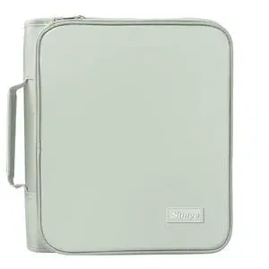 Zippered Binder Bag with Handle, 2-Inch 3-Ring O-Ring, 500-Sheet Capacity, Includes Zip Pocket, 5-Tab Expanding File Folder, Multi-Pocket Organizer Binder for Middle School, Sage Green Zippered Binder Bag with Handle, 2-Inch 3-Ring O-Ring, 500-Sheet Capacity, Includes Zip Pocket, 5-Tab Expanding File Folder, Multi-Pocket Organizer Binder for Middle School, Sage Green