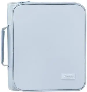Zippered Binder Bag with Handle, 2-Inch 3-Ring O-Ring, 500-Sheet Capacity, Includes Zip Pocket, 5-Tab Expanding File Folder, Multi-Pocket Organizer Binder for Middle School, Dusk Blue Zippered Binder Bag with Handle, 2-Inch 3-Ring O-Ring, 500-Sheet Capacity, Includes Zip Pocket, 5-Tab Expanding File Folder, Multi-Pocket Organizer Binder for Middle School, Dusk Blue