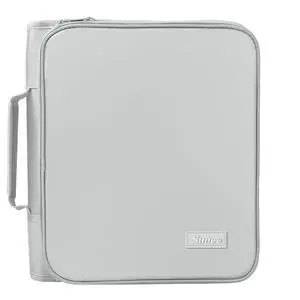 Zippered Binder Bag with Handle, 2-Inch 3-Ring O-Ring, 500-Sheet Capacity, Includes Zip Pocket, 5-Tab Expanding File Folder, Multi-Pocket Organizer Binder for Middle School, Light Grey Zippered Binder Bag with Handle, 2-Inch 3-Ring O-Ring, 500-Sheet Capacity, Includes Zip Pocket, 5-Tab Expanding File Folder, Multi-Pocket Organizer Binder for Middle School, Light Grey