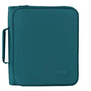 Zippered Binder Bag with Handle, 2-Inch 3-Ring O-Ring, 500-Sheet Capacity, Includes Zip Pocket, 5-Tab Expanding File Folder, Multi-Pocket Organizer Binder for Middle School, Dark Teal-Green Zippered Binder Bag with Handle, 2-Inch 3-Ring O-Ring, 500-Sheet Capacity, Includes Zip Pocket, 5-Tab Expanding File Folder, Multi-Pocket Organizer Binder for Middle School, Dark Teal-Green
