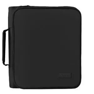 Zippered Binder Bag with Handle, 2-Inch 3-Ring O-Ring, 500-Sheet Capacity, Includes Zip Pocket, 5-Tab Expanding File Folder, Multi-Pocket Organizer Binder for Middle School, Black Zippered Binder Bag with Handle, 2-Inch 3-Ring O-Ring, 500-Sheet Capacity, Includes Zip Pocket, 5-Tab Expanding File Folder, Multi-Pocket Organizer Binder for Middle School, Black