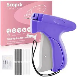 Stitch Gun for Clothes - Handheld Stitch Gun Quick Clothing Fixer - Mini Sewing Kit Micro Tagging Gun - Includes 6 Needle, 1000 Black Fasteners & 1000 White Fasteners Stitch Gun for Clothes - Handheld Stitch Gun Quick Clothing Fixer - Mini Sewing Kit Micro Tagging Gun - Includes 6 Needle, 1000 Black Fasteners & 1000 White Fasteners