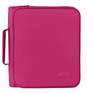 Zippered Binder Bag with Handle, 2-Inch 3-Ring O-Ring, 500-Sheet Capacity, Includes Zip Pocket, 5-Tab Expanding File Folder, Multi-Pocket Organizer Binder for Middle School, Berry Pink Zippered Binder Bag with Handle, 2-Inch 3-Ring O-Ring, 500-Sheet Capacity, Includes Zip Pocket, 5-Tab Expanding File Folder, Multi-Pocket Organizer Binder for Middle School, Berry Pink