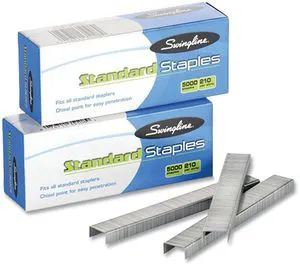 Staples, Standard, 1/4" Length, 210/Strip, 5000/Box, 2 Pack (35107) Staples, Standard, 1/4" Length, 210/Strip, 5000/Box, 2 Pack (35107)