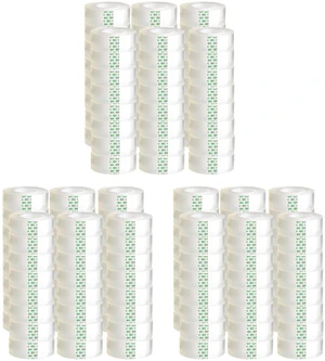 144 Pack Clear Tape Transparent Tape Refills Rolls Each Roll 3/4 x 1000 Inches, 1 inch Core, for Office, Home, School 144 Pack Clear Tape Transparent Tape Refills Rolls Each Roll 3/4 x 1000 Inches, 1 inch Core, for Office, Home, School