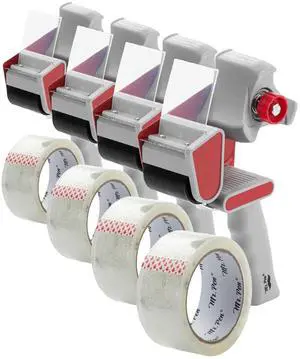 Heavy Duty Packing Tape Dispenser Gun, 2 Inch (Pack of 4) Heavy Duty Packing Tape Dispenser Gun, 2 Inch (Pack of 4)