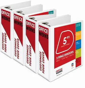 3, Professional D 5 Inch, Presentation Folder for Standard Pages 8.5 x 11 with Pockets, Crystal Clear View White (4 Pack) 3, Professional D 5 Inch, Presentation Folder for Standard Pages 8.5 x 11 with Pockets, Crystal Clear View White (4 Pack)
