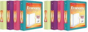 Cardinal 3 Ring Binders, Binders for School and Office, Durable 1.5 Inch, Round Rings, Holds 350 Sheets, ClearVue Presentation View, Non-Stick, Assorted Bright Colors, 8 Pack (79553) Cardinal 3 Ring Binders, Binders for School and Office, Durable 1.5 Inch, Round Rings, Holds 350 Sheets, ClearVue Presentation View, Non-Stick, Assorted Bright Colors, 8 Pack (79553)